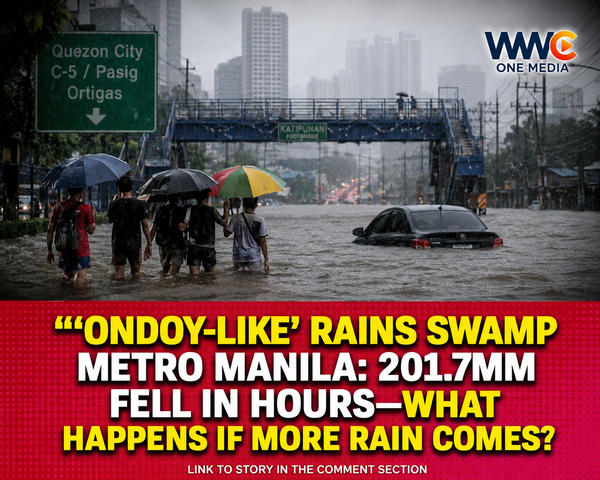 "'Ondoy-Like’ Rains Swamp Metro Manila: 201.7mm Fell in Hours—What Happens If More Rain Comes?