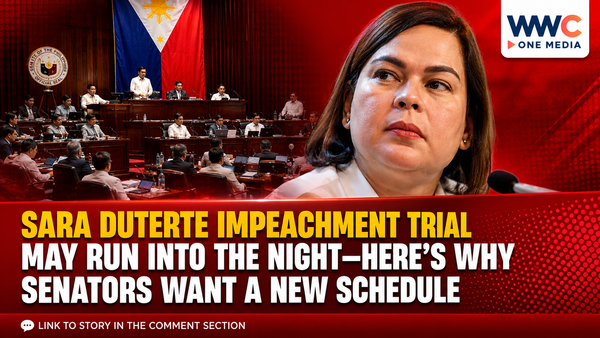 SARA DUTERTE IMPEACHMENT TRIAL MAY RUN INTO THE NIGHT—HERE’S WHY SENATORS WANT A NEW SCHEDULE