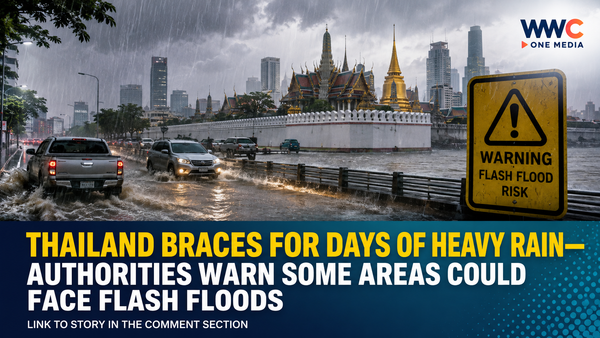 Thailand Braces for Days of Heavy Rain—Authorities Warn Some Areas Could Face Flash Floods