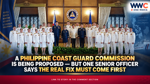 A Philippine Coast Guard Commission Is Being Proposed — But One Senior Officer Says the Real Fix Must Come First
