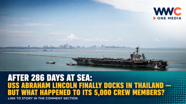 AFTER 286 DAYS AT SEA: USS Abraham Lincoln Finally Docks in Thailand — But What Happened to Its 5,000 Crew Members?