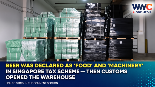 Beer Was Declared as ‘Food’ and ‘Machinery’ in Singapore Tax Scheme — Then Customs Opened the Warehouse
