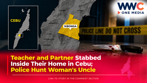 Teacher and Partner Stabbed Inside Their Home in Cebu; Police Hunt Woman's Uncle