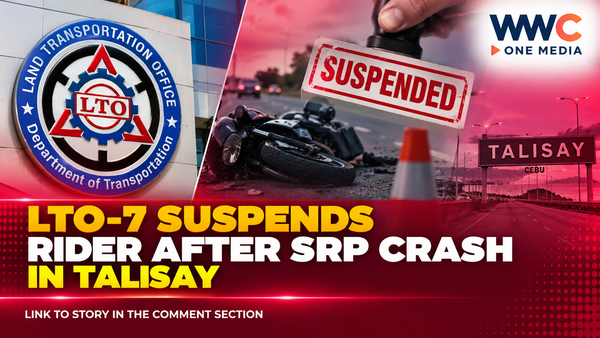LTO-7 Suspends Rider After SRP Crash in Talisay