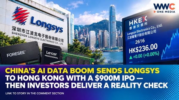 China’s AI Data Boom Sends Longsys to Hong Kong With a $900M IPO — Then Investors Deliver a Reality Check