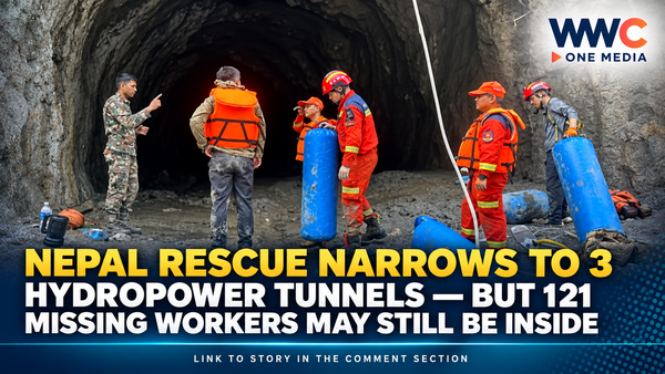 Nepal Rescue Narrows to 3 Hydropower Tunnels — But 121 Missing Workers May Still Be Inside