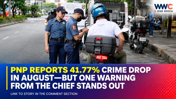 PNP Reports 41.77% Crime Drop in August—But One Warning From the Chief Stands Out