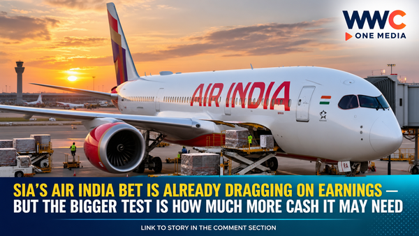 SIA’s Air India Bet Is Already Dragging on Earnings — But the Bigger Test Is How Much More Cash It May Need