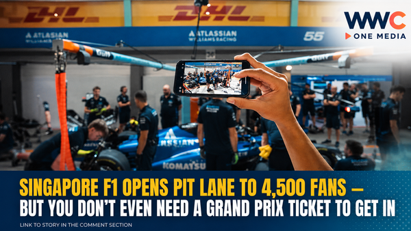 Singapore F1 Opens Pit Lane to 4,500 Fans — But You Don’t Even Need a Grand Prix Ticket to Get In