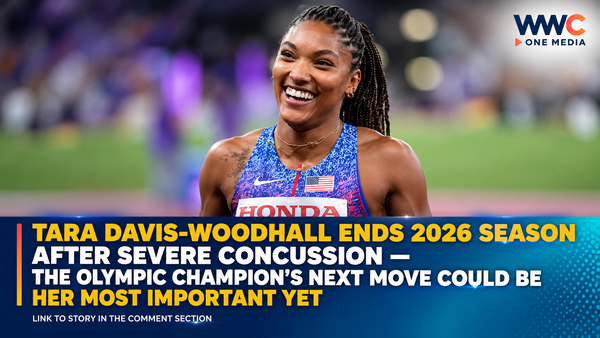 Tara Davis-Woodhall Ends 2026 Season After Severe Concussion — The Olympic Champion’s Next Move Could Be Her Most Important Yet