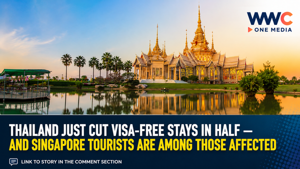 Thailand Just Cut Visa-Free Stays in Half — And Singapore Tourists Are Among Those Affected