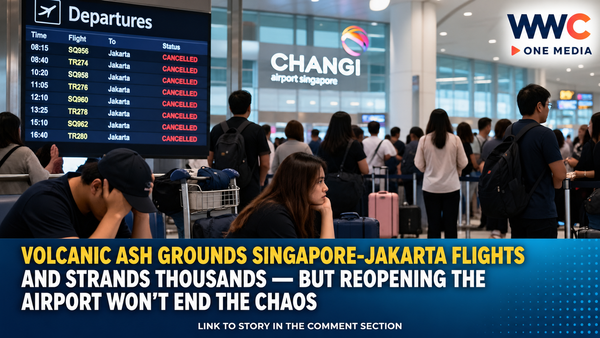 Volcanic Ash Grounds Singapore-Jakarta Flights and Strands Thousands — But Reopening the Airport Won’t End the Chaos