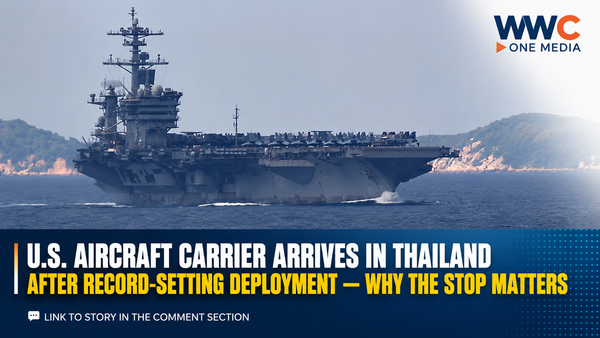 U.S. Aircraft Carrier Arrives in Thailand After Record-Setting Deployment — Why the Stop Matters