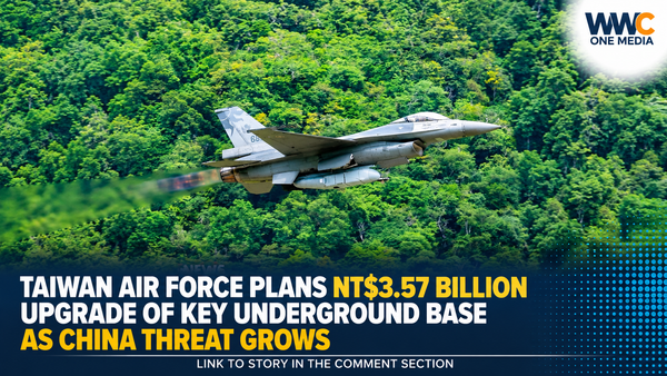 Taiwan Air Force Plans NT$3.57 Billion Upgrade of Key Underground Base as China Threat Grows