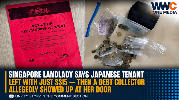 Singapore Landlady Says Japanese Tenant Left With Just S$15 — Then a Debt Collector Allegedly Showed Up at Her Door