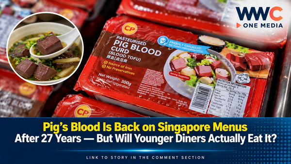 Pig’s Blood Is Back on Singapore Menus After 27 Years — But Will Younger Diners Actually Eat It?
