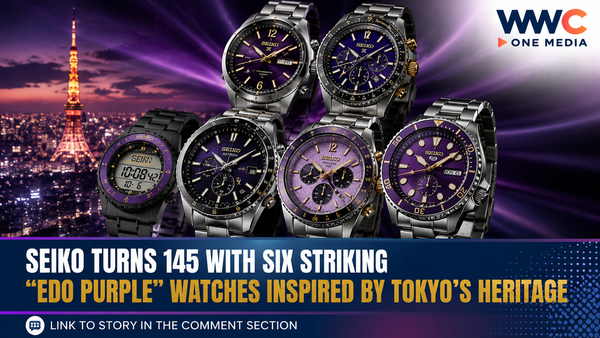 Seiko Turns 145 With Six Striking “Edo Purple” Watches Inspired by Tokyo’s Heritage