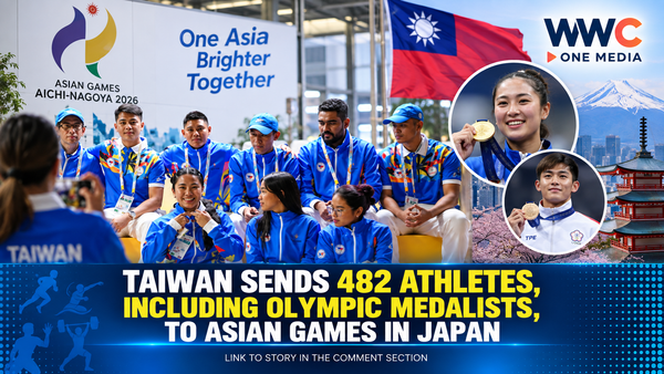 Taiwan Sends 482 Athletes, Including Olympic Medalists, to Asian Games in Japan