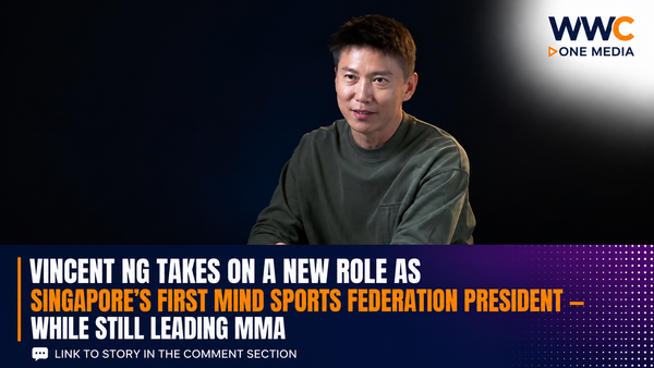 Vincent Ng Takes on a New Role as Singapore’s First Mind Sports Federation President — While Still Leading MMA