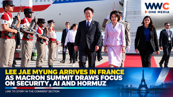 Lee Jae Myung Arrives in France as Macron Summit Draws Focus on Security, AI and Hormuz