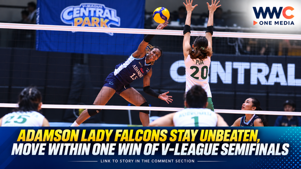 Adamson Lady Falcons Stay Unbeaten, Move Within One Win of V-League Semifinals