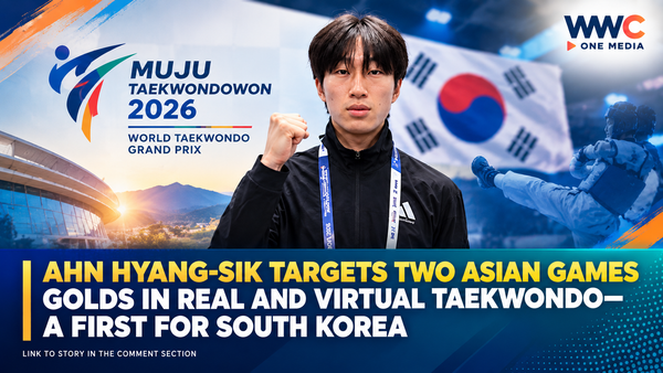 Ahn Hyang-sik Targets Two Asian Games Golds in Real and Virtual Taekwondo—A First for South Korea