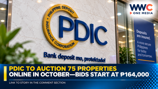 PDIC to Auction 75 Properties Online in October—Bids Start at ₱164,000