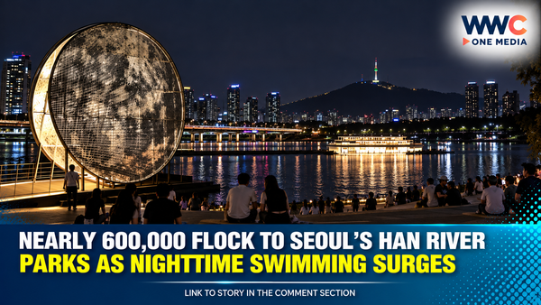 Nearly 600,000 Flock to Seoul’s Han River Parks as Nighttime Swimming Surges