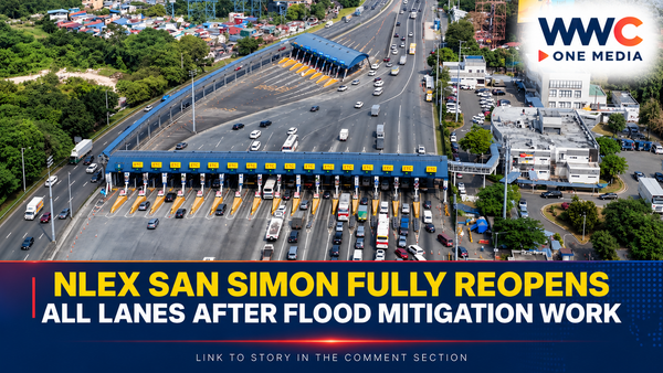 NLEX San Simon Fully Reopens All Lanes After Flood Mitigation Work