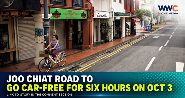 Joo Chiat Road to Go Car-Free for Six Hours on Oct 3