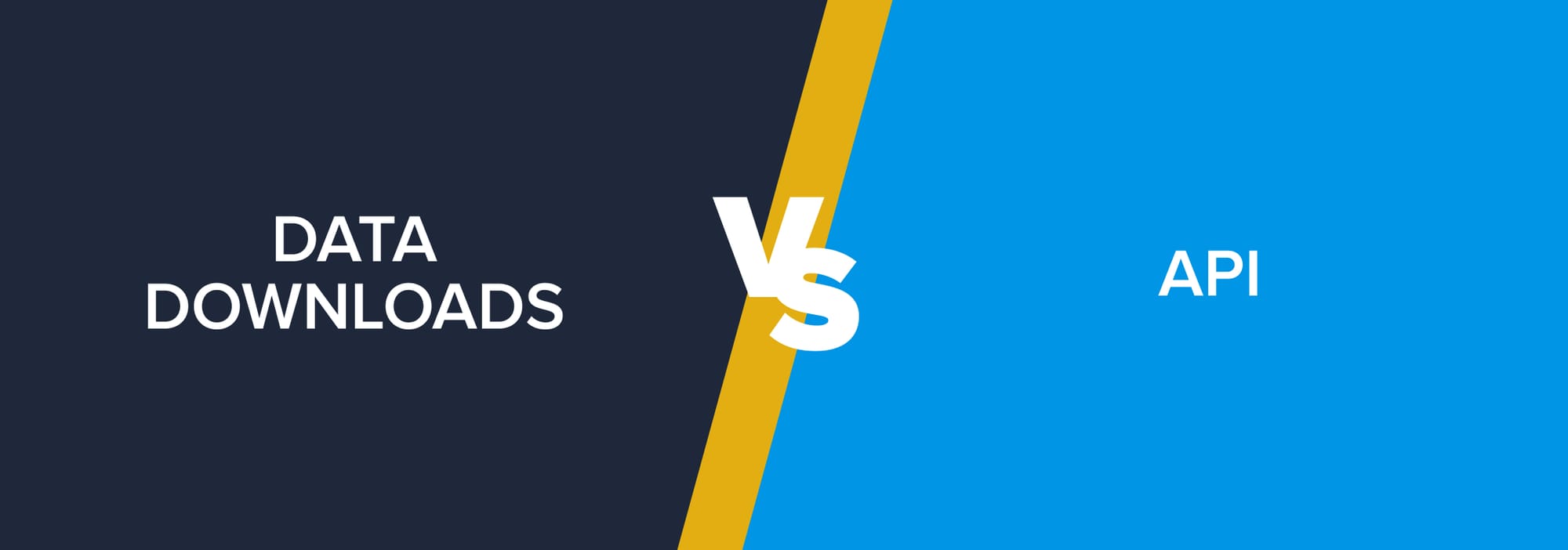 Data Downloads vs API, or Both?
