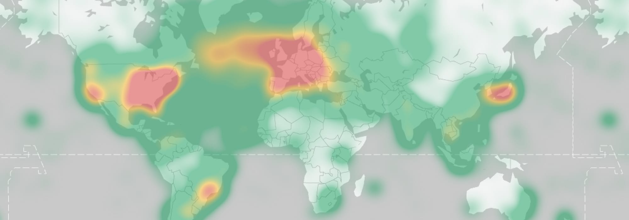 Where most IPs are located around the world