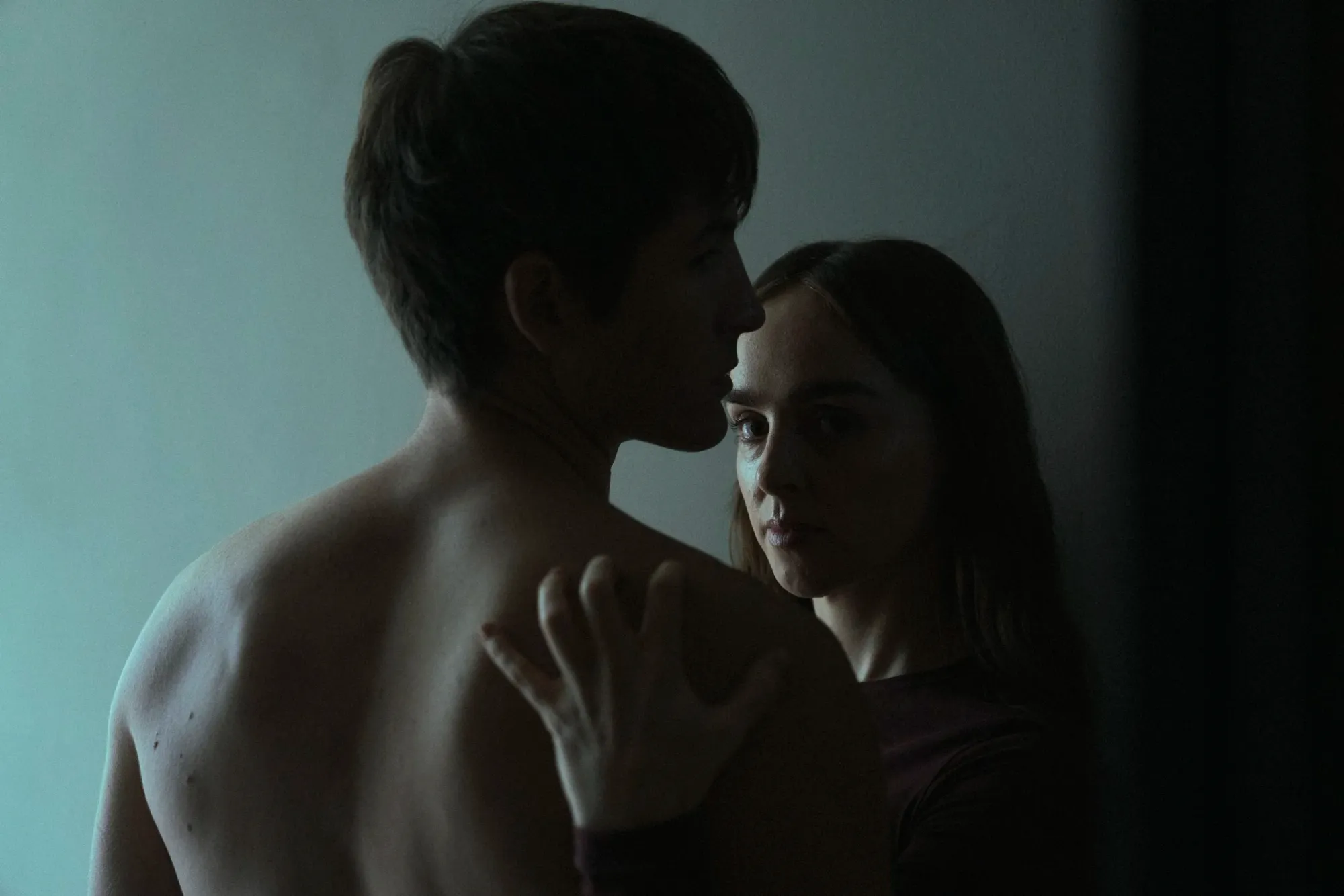 A still from Louisa Connolly-Burnham’s The Intimacy Coordinator.