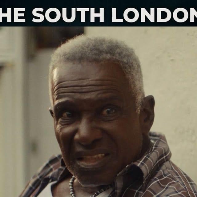 Festival artwork for An Ode to Joy showing an older Black man in a plaid shirt.