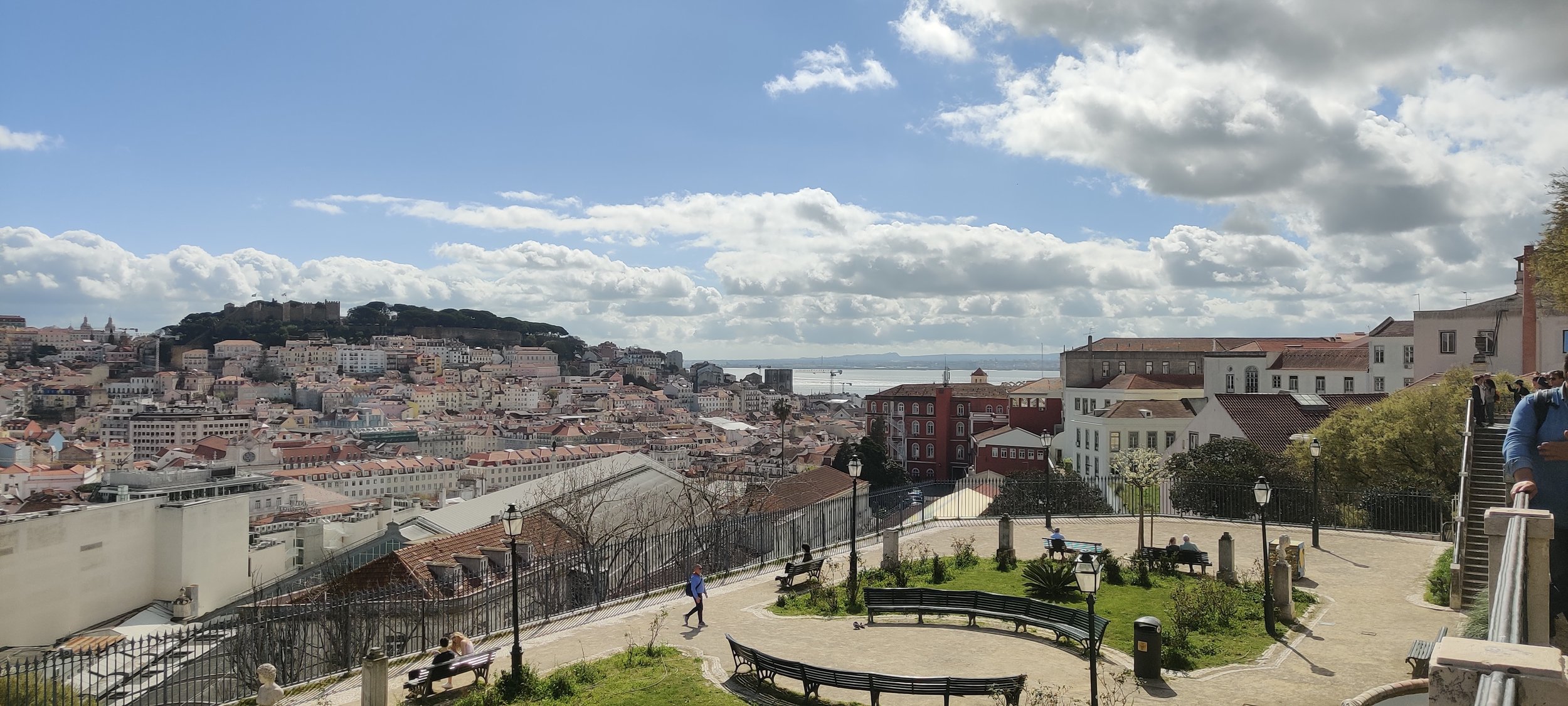  The view from Miradouro de São Pedro de Alcântara 