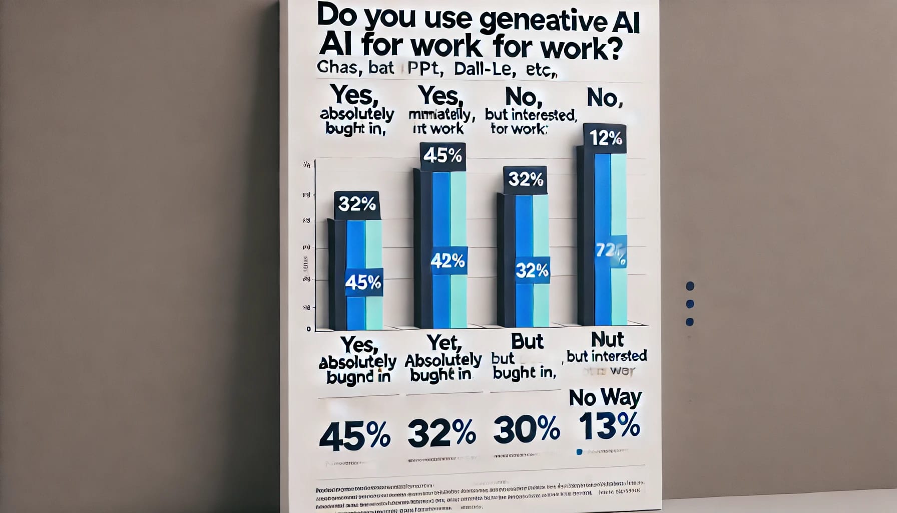Visual Representation of a LinkedIn Poll