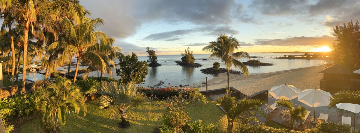 Beautiful Morning Sunrise on Tropical Beach