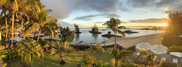 Beautiful Morning Sunrise on Tropical Beach