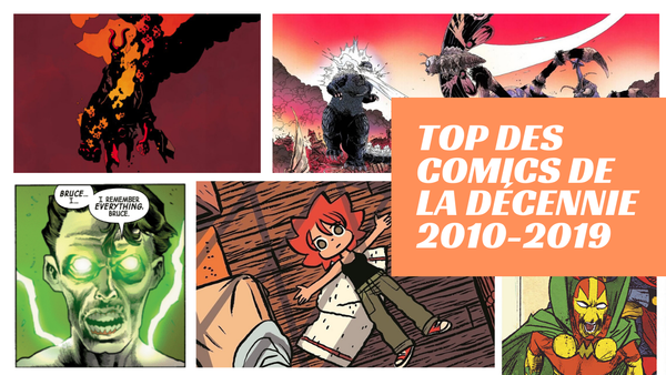 Top des comics de la décennie 2010-2019. Avec quelques cases en vignette.
