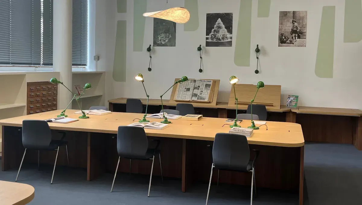 Een nieuwe tentoonstellingsruimte in de Jean-Lévy-mediatheek in Rijsel