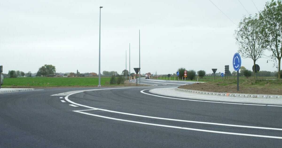 Le turbo-giratoire sur la voie express N58 est ouvert