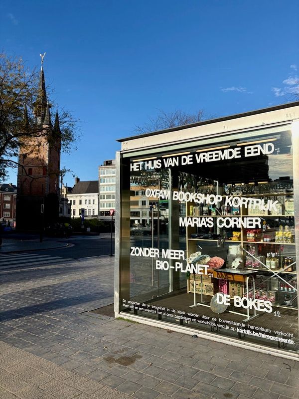 DE FAIRE KIOSK met en vitrine les entrepreneurs courtraisiens à impact