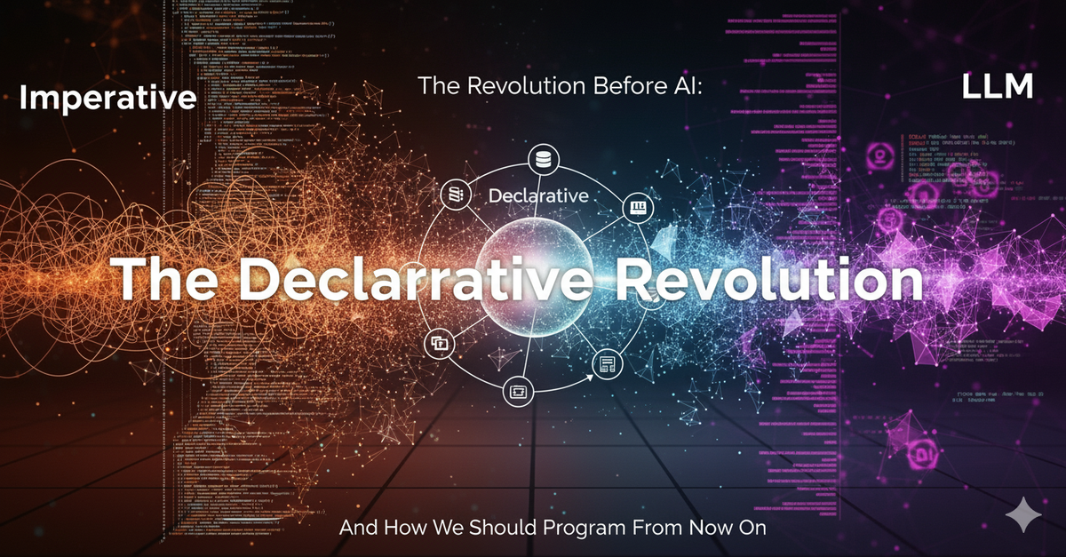 The Revolution Befor AI: The Declarative Revolution, and How We Should Program From Now On