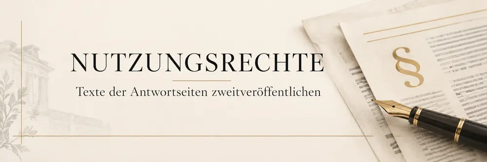 Nutzungsrechte