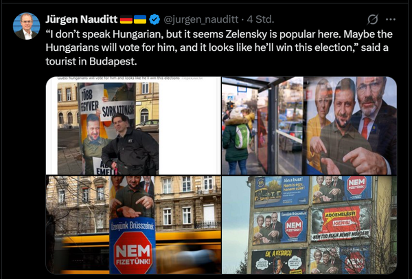 Orbáns Friedenswahlkampf – und seine drei Kriegsfreunde