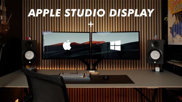 On Paper This Is A Terrible Idea - Windows & macOS Simultaneously on 2 Apple Studio Displays