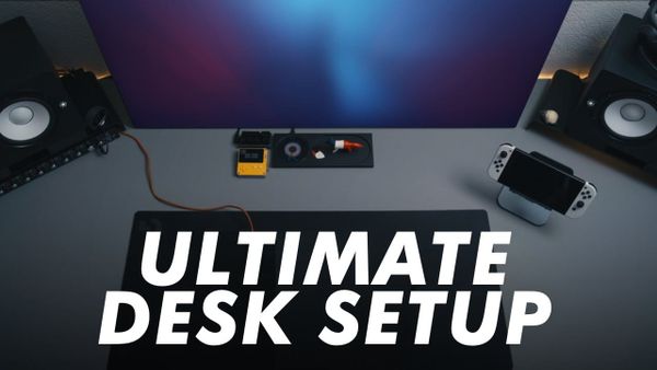 My 2022 Desk Setup To Work From Home And Make YouTube Videos | Studio Tour