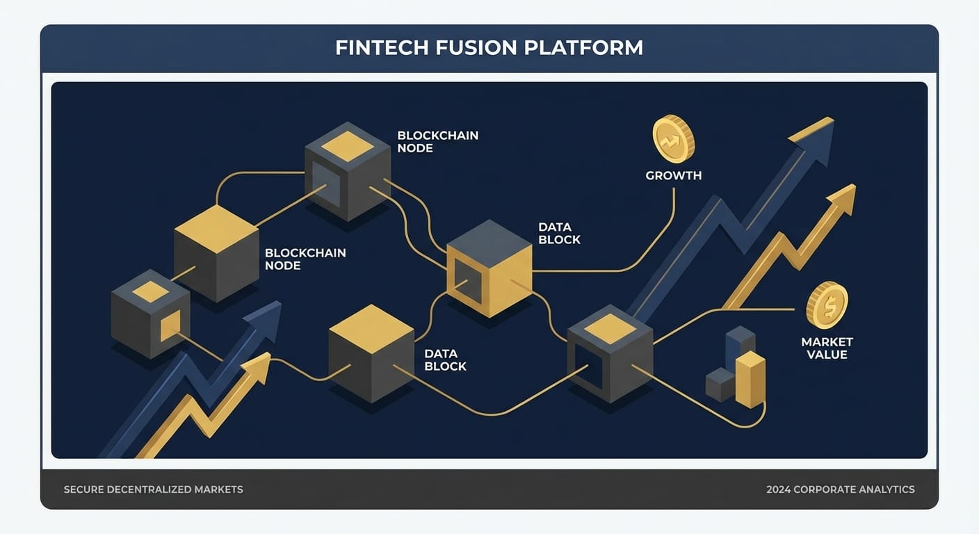 Fusão da tecnologia blockchain com o mercado financeiro tradicional