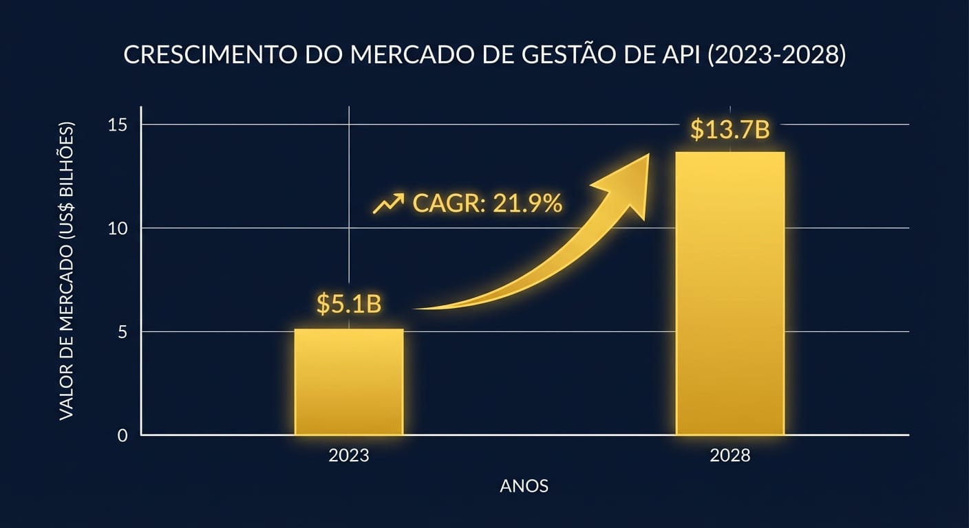 Crescimento do Mercado de Gerenciamento de APIs