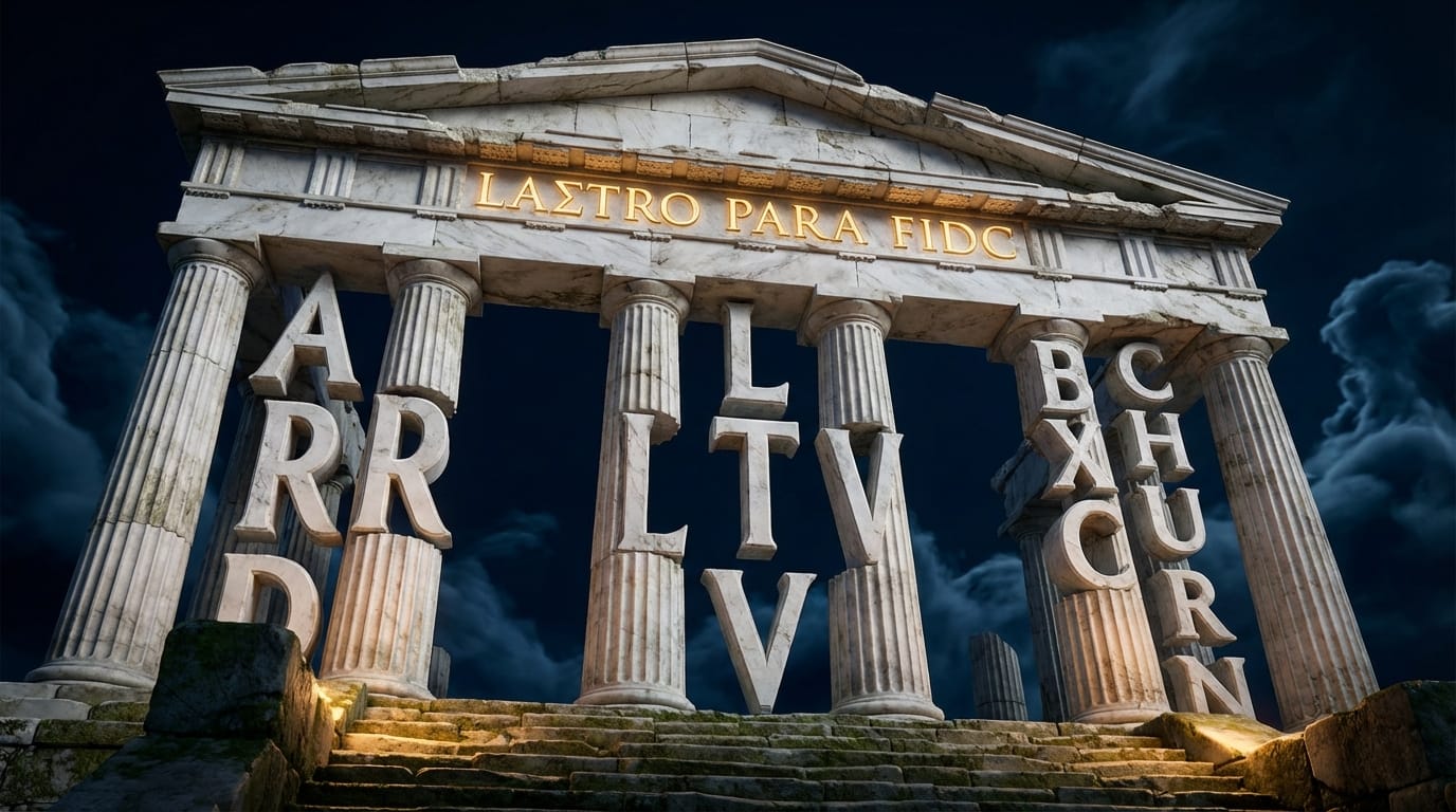 Infográfico mostrando as métricas ARR, LTV e Baixo Churn como pilares sólidos para o lastro de um FIDC.